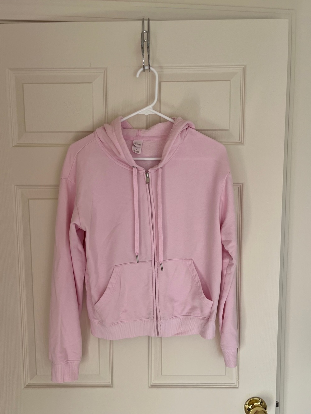 Auden baby pink zip hoodie jacket size small